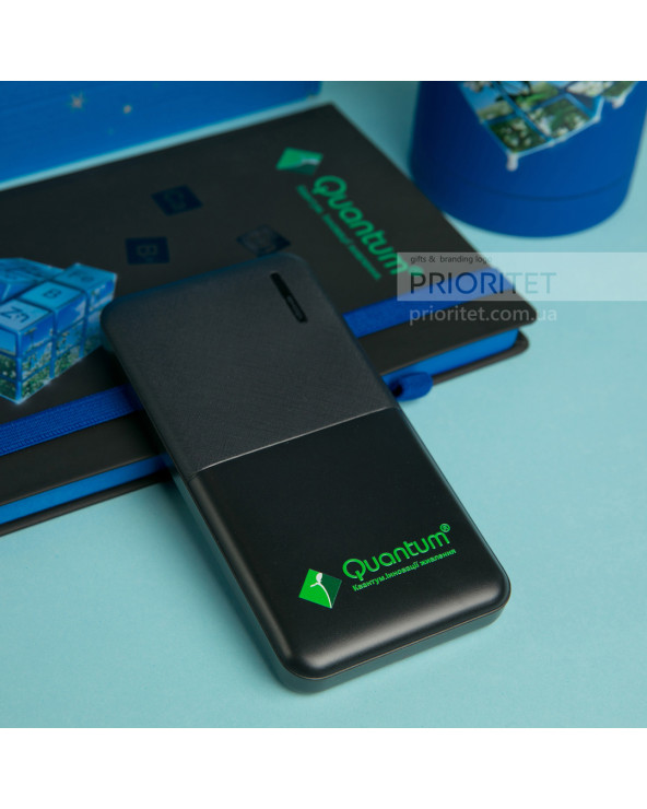 Набор с Power Bank, блокнотом и термосом