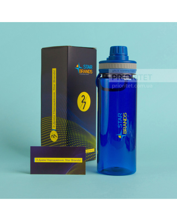 Welcome pack з пляшкою для води та візиткою