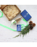 Набір з powerbank, кулькою і ялинкою з фанери
