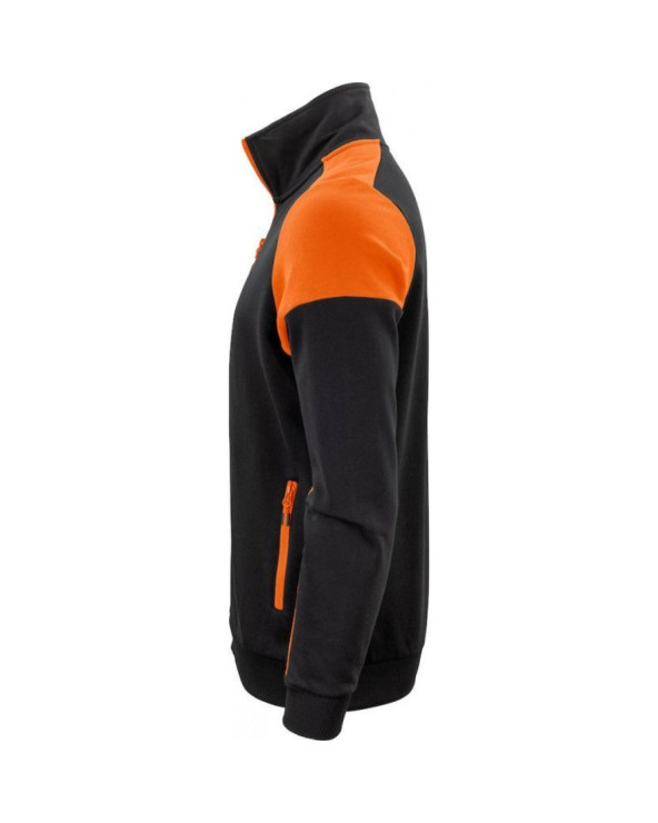 Двоколірний світшот PRIME SWEATVEST з контрастною блискавкою