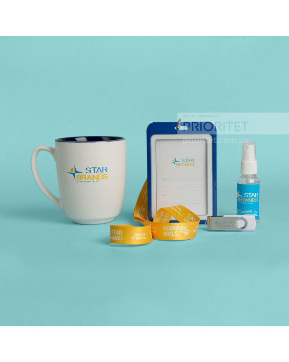 Welcome pack c флешкой, чашкой и антисептиком