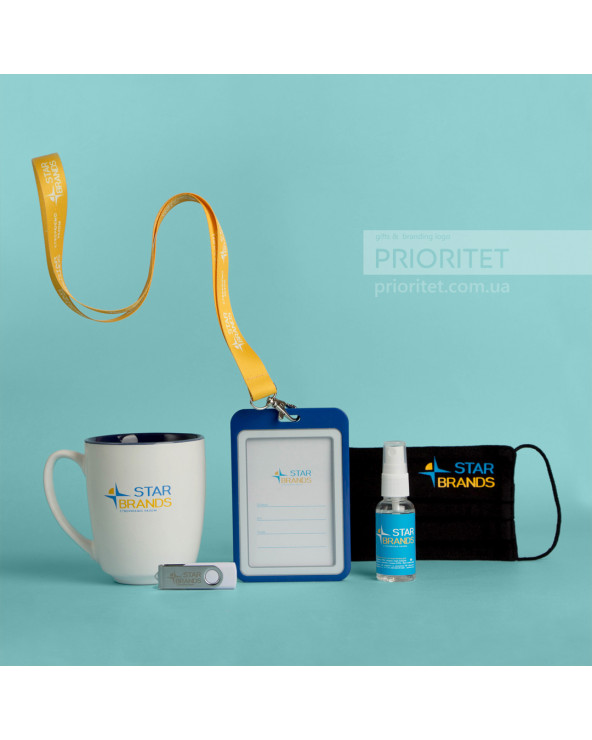 Welcome pack c флешкой, чашкой и антисептиком