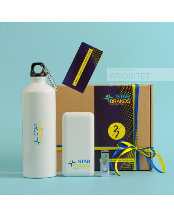 Welcome pack с флешкой, бутылкой и Power bank
