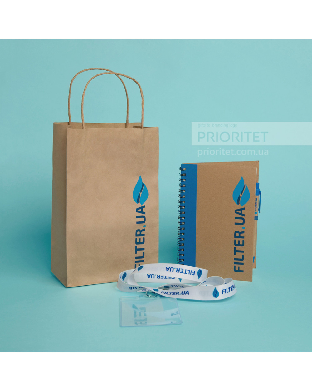 Welcome pack з ручкою, блокнотом та еко-пакетом