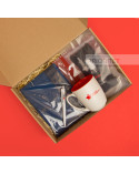 Welcome pack с маской, антисептиком и чашкой