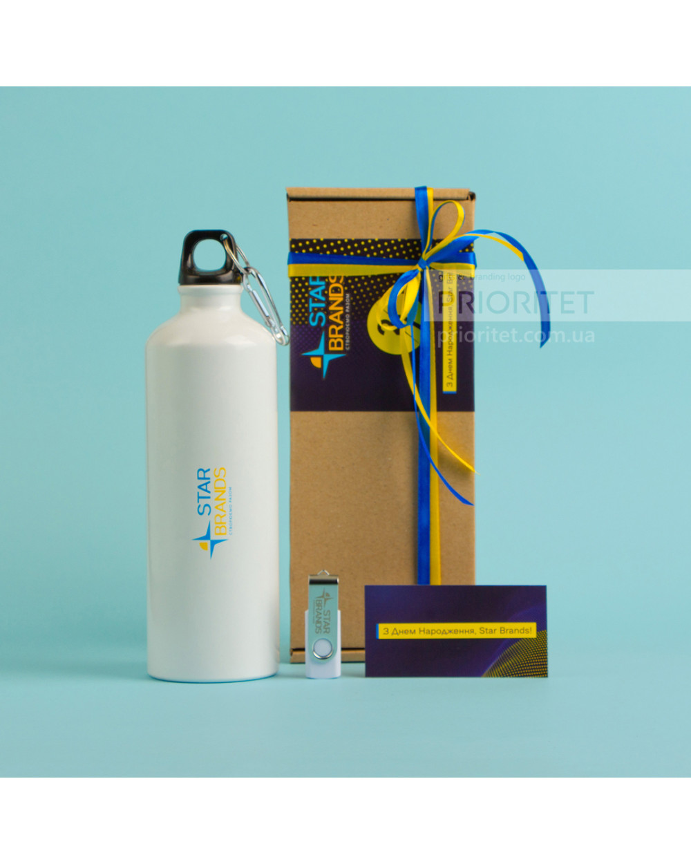 Welcome pack с флешкой и бутылкой для воды