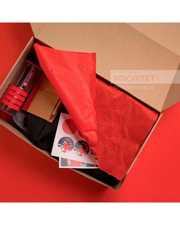 Welcome pack з худі, наклейками та блокнотом