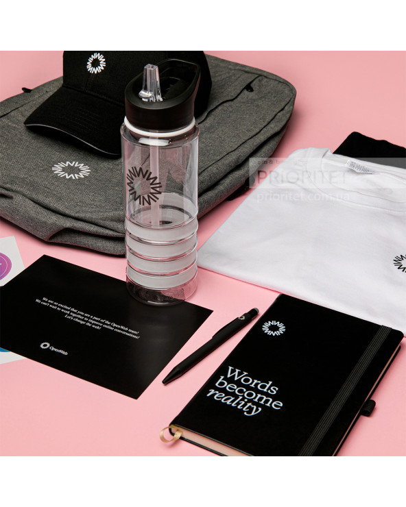 Welcome pack с рюкзаком для ноутбука и стикерами