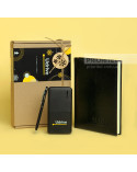 Набір з блокнотом, ручкою і power bank