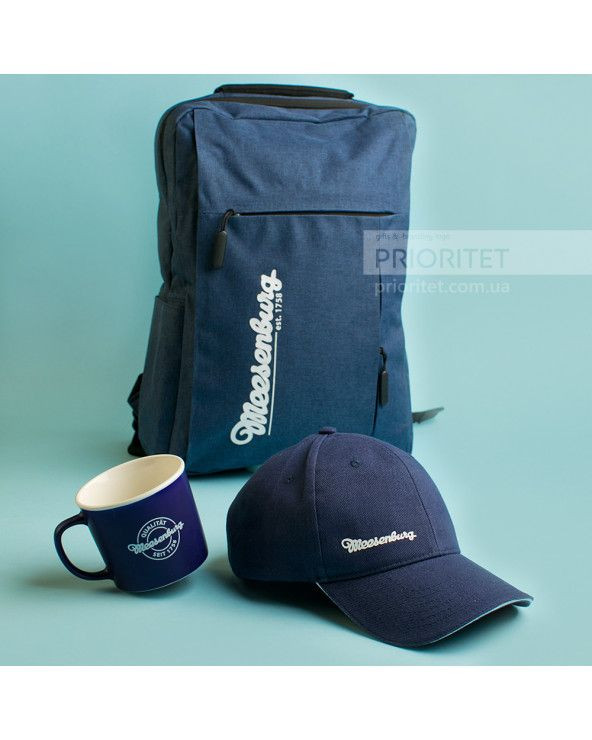 Welcome pack з рюкзаком, кепкою та чашкою