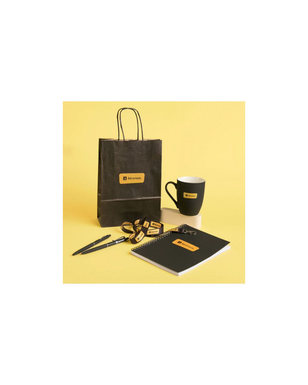Welcome pack з чашкою, еко-пакетом та блокнотом