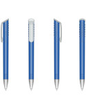 Ручка пластикова 'Top Spin Silver' (Ritter Pen) поворотна
