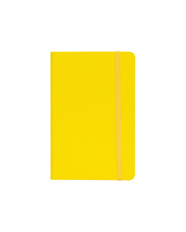 Діловий записник NAMIB, А5, тверда обкладинка, гумка, білий