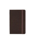 Діловий записник SQUARE, А5, тверда обкладинка, гумка, білий