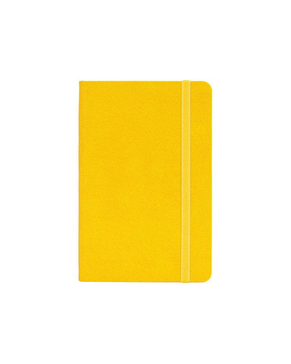 Діловий записник SQUARE, А5, тверда обкладинка, гумка, білий