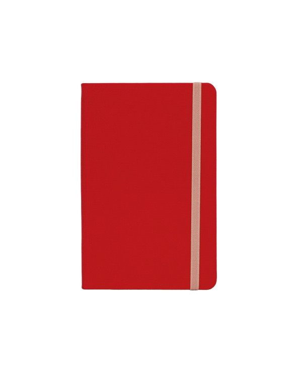 Діловий записник SQUARE, А5, тверда обкладинка, гумка, білий