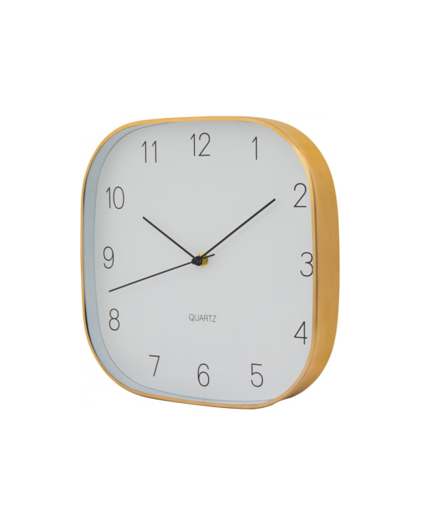 Часы настенные металлические Optima JEWEL, золотые