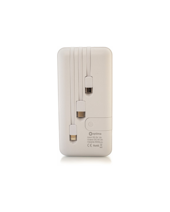 Мобильная батарея (Power Bank) Optima 4100, 10 000 mAh, 2*USB