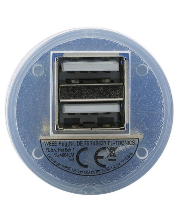 Автомобільний зарядний пристрій 2 порти USB 2.0