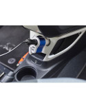 Автомобільний зарядний пристрій 2 порти USB 2.0 + розгалужувач