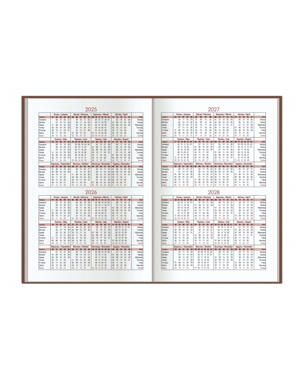 Щоденник недатований VIENNA, А5