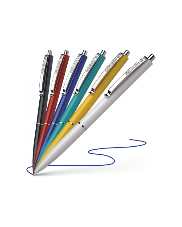 Ручка шариковая автомат. SCHNEIDER K15 0,7мм. Корпус ассорти