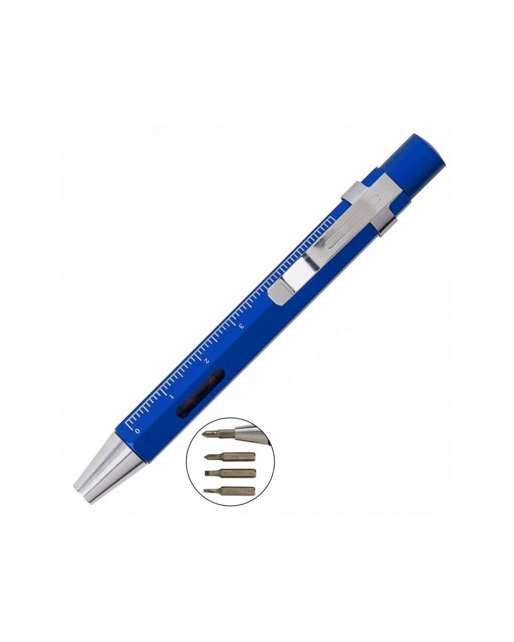 Отвертка алюминиевая 'Lennox' 3-в-1 с уровнем и линейкой