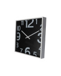 Годинник настінний пластиковий Optima SQUARE, чорний
