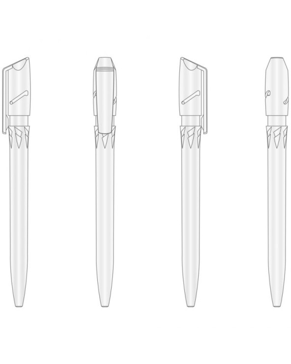 Ручка пластикова 'Twister' (Ritter Pen) поворотна