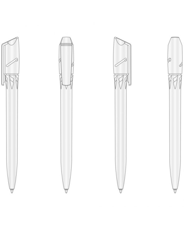 Ручка пластикова 'Twister' (Ritter Pen) поворотна