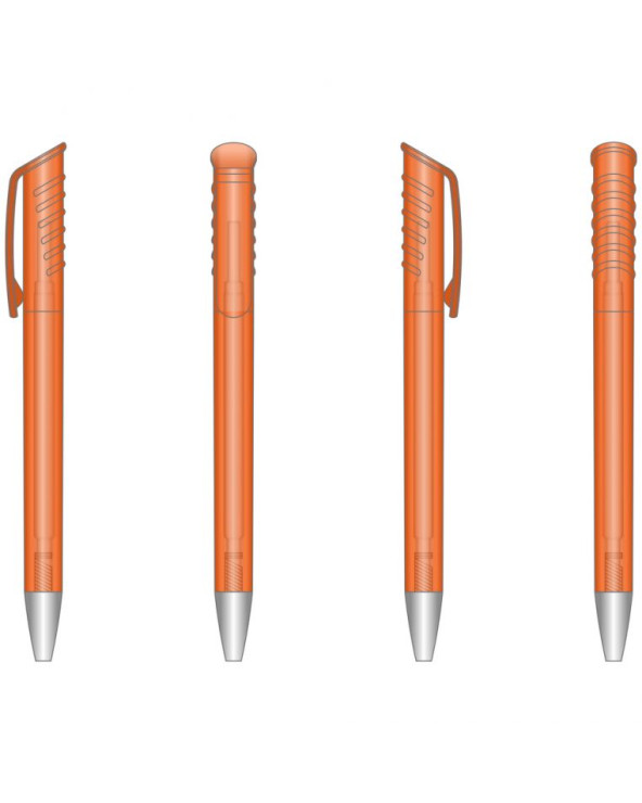 Ручка пластикова 'Top Spin Frozen' (Ritter Pen) поворотна