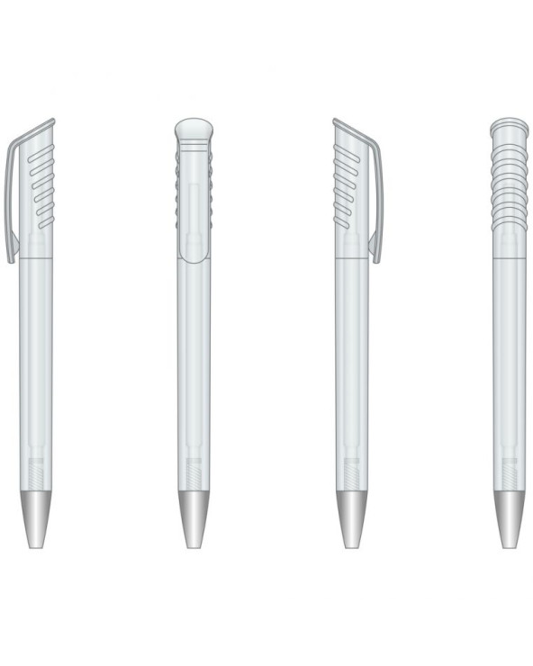 Ручка пластикова 'Top Spin Frozen' (Ritter Pen) поворотна