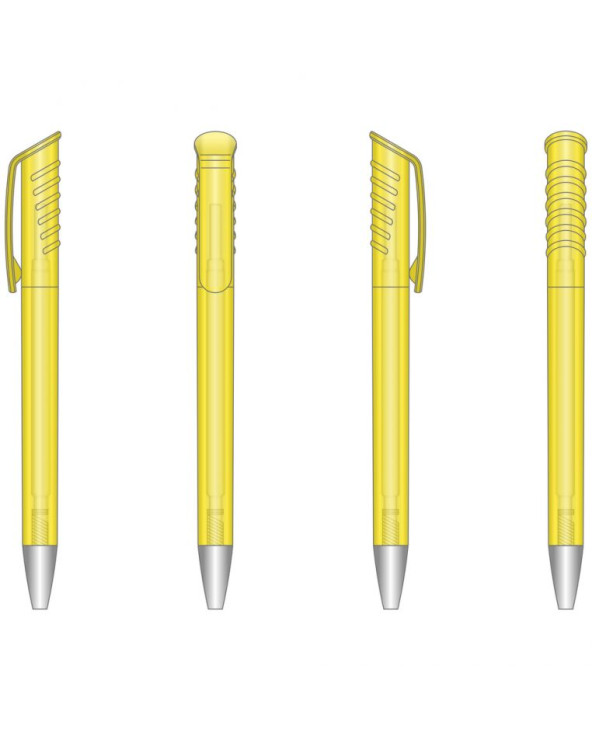 Ручка пластикова 'Top Spin Frozen' (Ritter Pen) поворотна