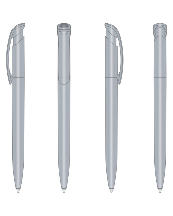 Ручка пластиковая 'Clear Silver' (Ritter Pen)