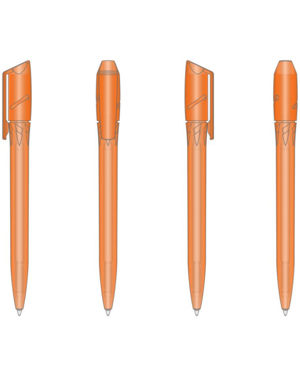 Ручка пластикова 'Twister Frozen' (Ritter Pen) поворотна