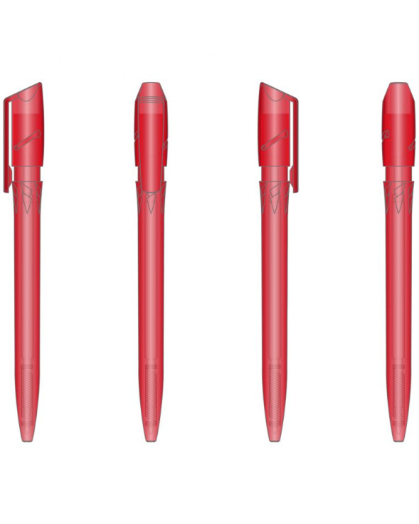 Ручка пластикова 'Twister Frozen' (Ritter Pen) поворотна