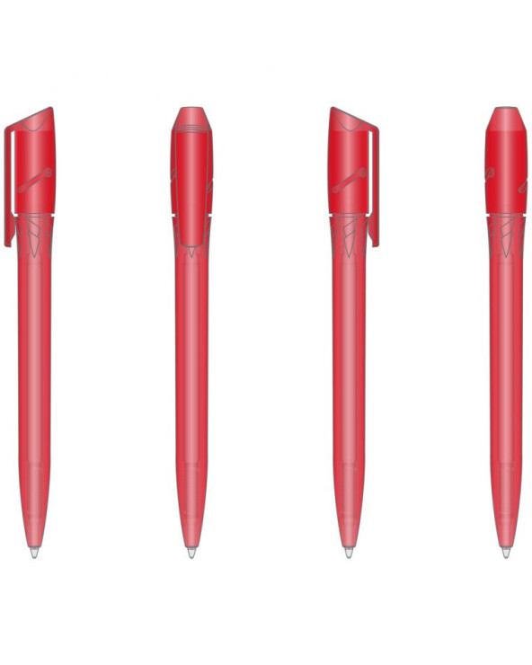 Ручка пластикова 'Twister Frozen' (Ritter Pen) поворотна