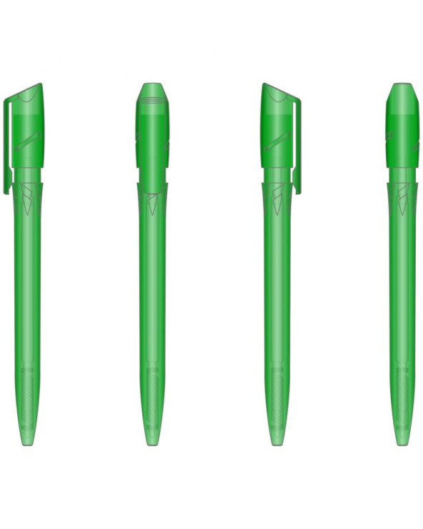 Ручка пластиковая 'Twister Frozen' (Ritter Pen) поворотная