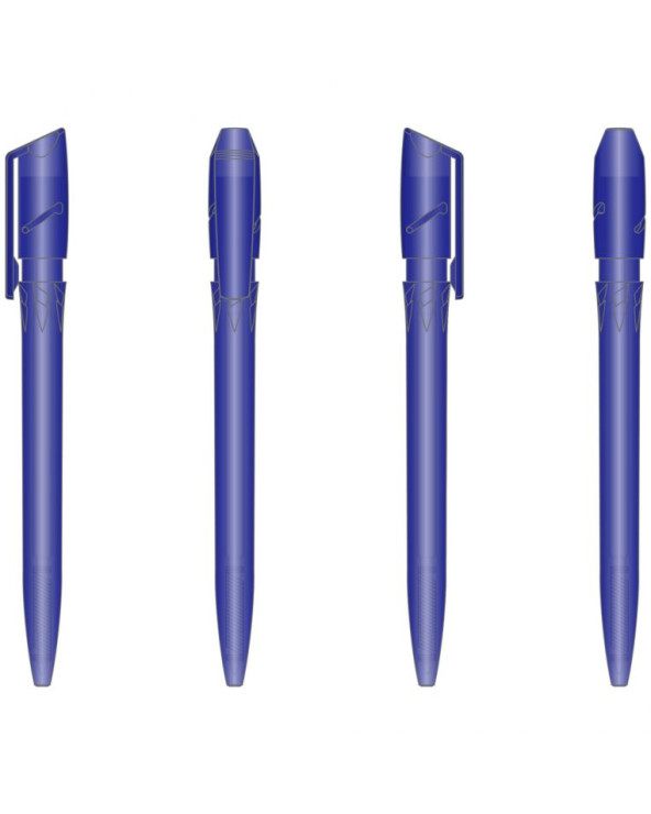 Ручка пластикова 'Twister Frozen' (Ritter Pen) поворотна