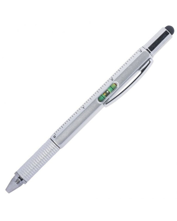 Ручка-стилус 5-в-1 пластиковая 'Giuliana' поворотная