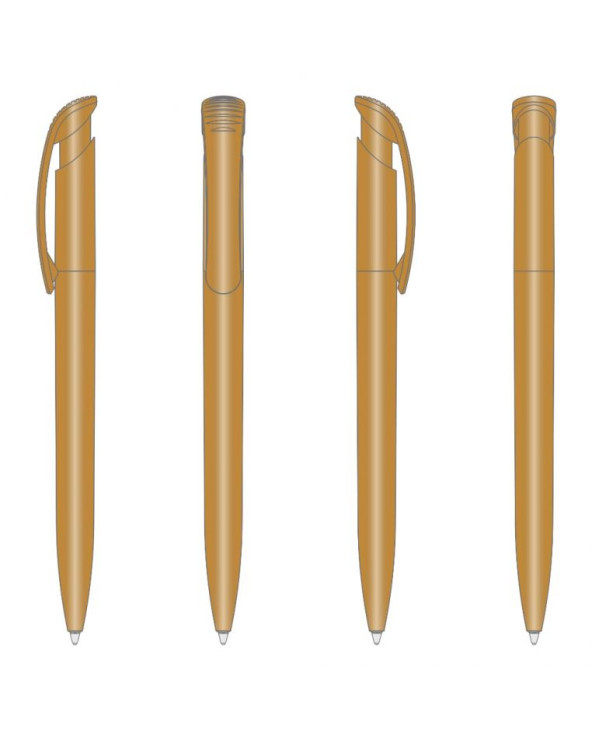 Ручка пластикова 'Clear Gold' (Ritter Pen)