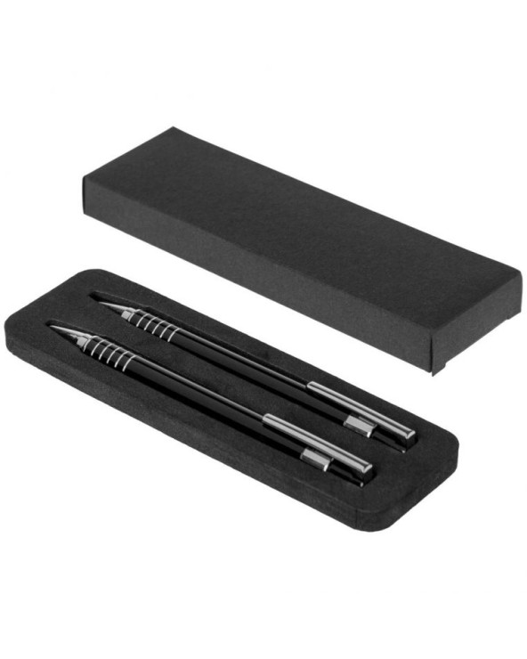 Набір в коробочці (ручка + олівець) чорне чорнило