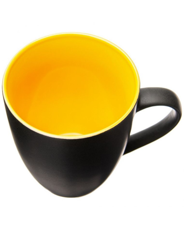 Чашка керамическая 'Ваканда' 350 мл матовая снаружи глянцевая