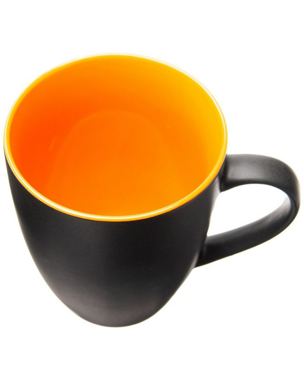 Чашка керамическая 'Ваканда' 350 мл матовая снаружи глянцевая