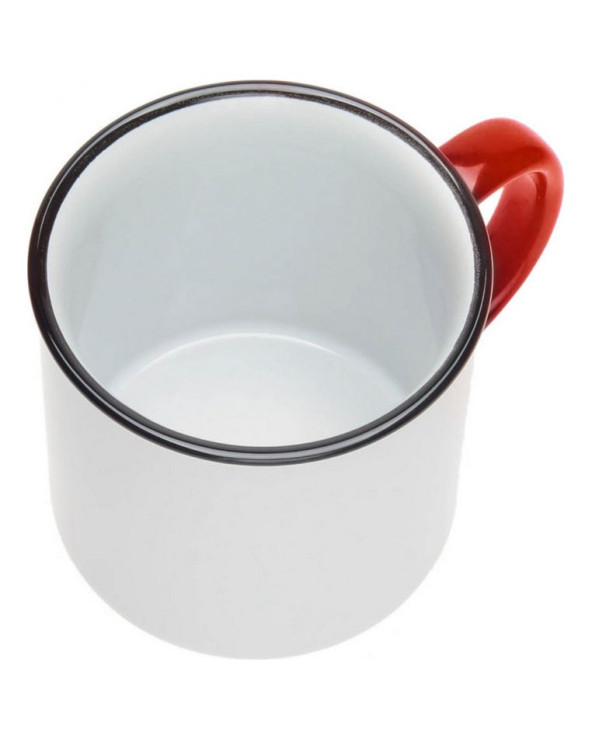 Чашка керамическая 'Ретро' 305 мл полностью глянцевая