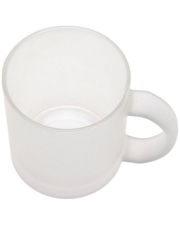 Чашка стеклянная 'Фрозен' 300 мл матовая снаружи, глянцевая