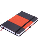 Деловая записная книжка COMBI, А5, твердая обложка, резинка