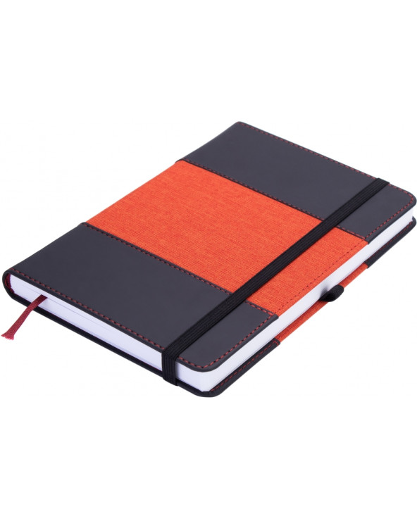 Деловая записная книжка COMBI, А5, твердая обложка, резинка