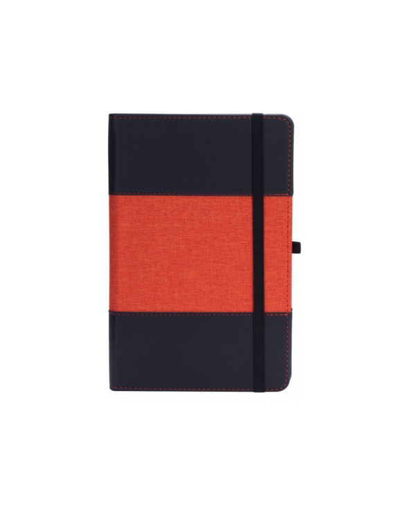 Деловая записная книжка COMBI, А5, твердая обложка, резинка