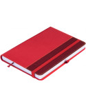 Деловая записная книжка COMBI, А5, твердая обложка, резинка